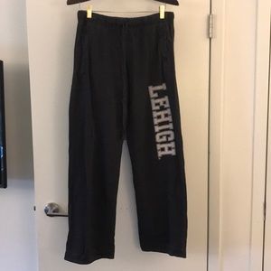 College sweatpants